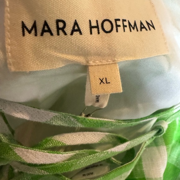 MARA HOFFMAN
Carrie Square-Neck Gingham Hemp Top - Picture 6 of 8